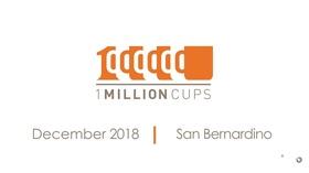 Video thumbnail: State of the Empire One Million Cups December 2018