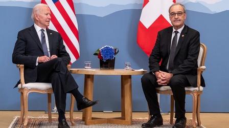 Video thumbnail: PBS NewsHour Biden ends 17-year EU trade dispute escalated by Trump