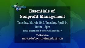Video thumbnail: What's U.P. Essentials for Non-Profit Management