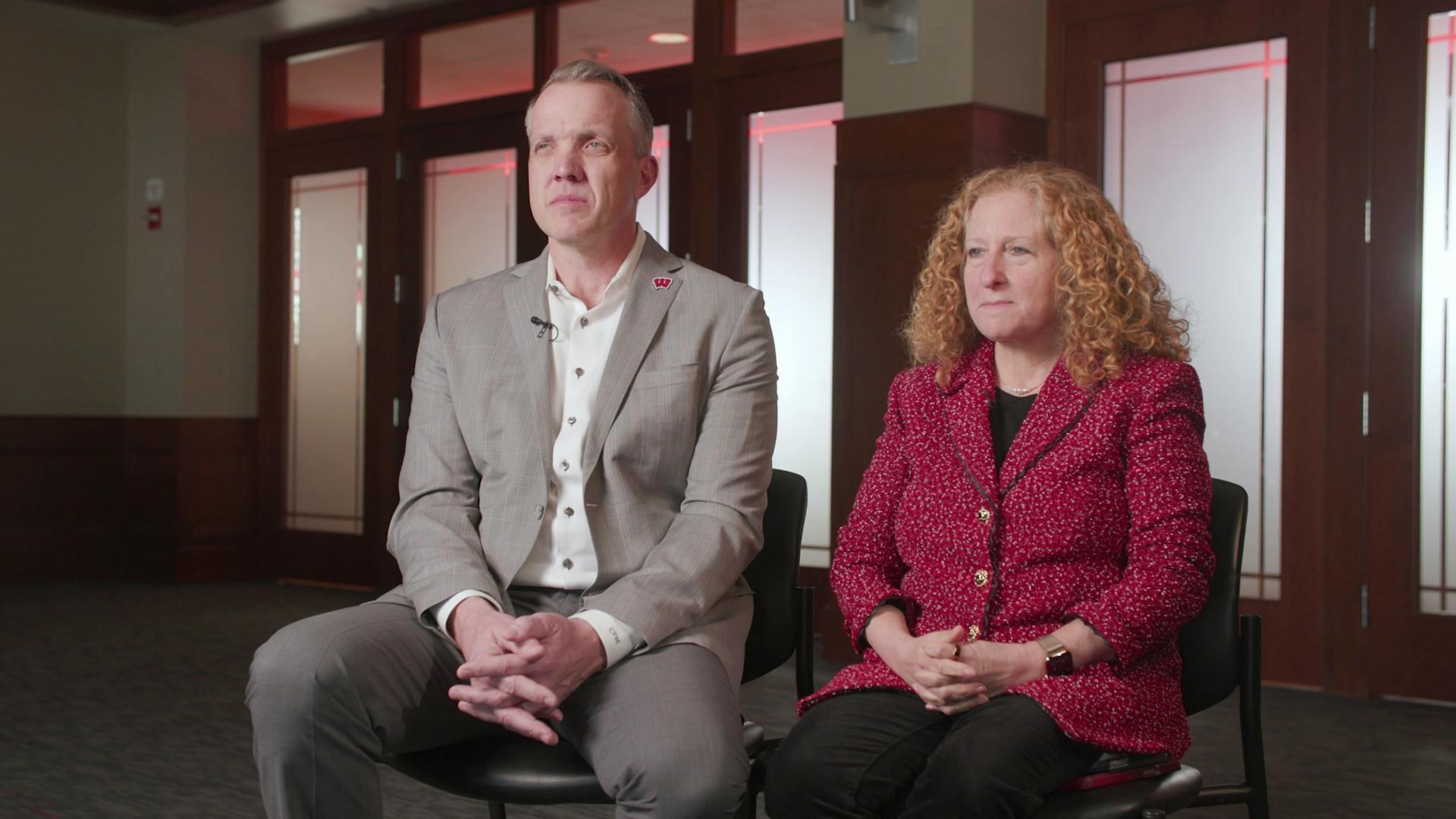 Chancellor Jennifer Mnookin, Chris McIntosh on UW football