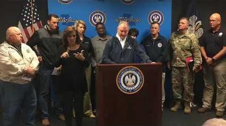 Video thumbnail: Newsmakers Tropical Depression Barry Update | Governor John Bel Edwards