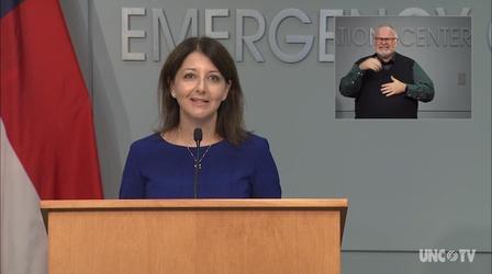 Video thumbnail: NC Emergency Management and Weather 08/07/20 Coronavirus Briefing: Dr. M. Cohen (Spanish)
