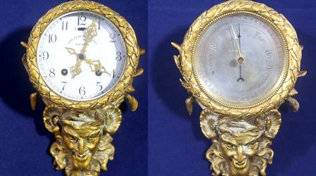 Video thumbnail: Antiques Roadshow Appraisal: Caldwell & Co. Clock & Barometer Set, ca. 1885