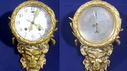 Appraisal: Caldwell & Co. Clock & Barometer Set, ca. 1885