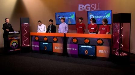 Video thumbnail: BGSU Brain Game Rossford vs Pandora-Gilboa