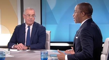 Video thumbnail: PBS NewsHour Brooks and Capehart on the importance of campaign spending