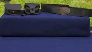 Appraisal: Percussion Cap Boxes & U.S. Belt, ca. 1864