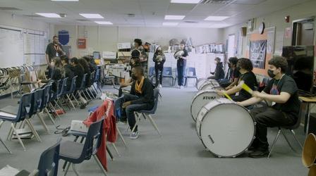 Video thumbnail: Student Spotlight Feel the Beat of Gibson Leadership Academy’s Drumline