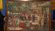 Appraisal: Louis Floutier Oil Painting, ca. 1920
