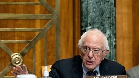 Video thumbnail: PBS NewsHour Sen. Sanders: COVID bill addresses working families' crises