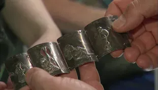 Appraisal: Peruvian Silver Bracelet, ca. 1930