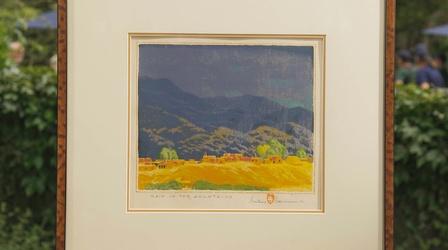 Video thumbnail: Antiques Roadshow Appraisal: 1956 Gustave Baumann Rain in the Mountains Print