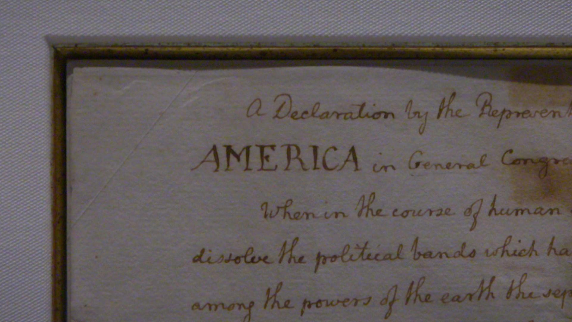 Thomas Jefferson’s Handwritten Declaration of Independence | NYPL ...