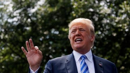 Video thumbnail: PBS NewsHour News Wrap: Trump argues he has right to pardon himself