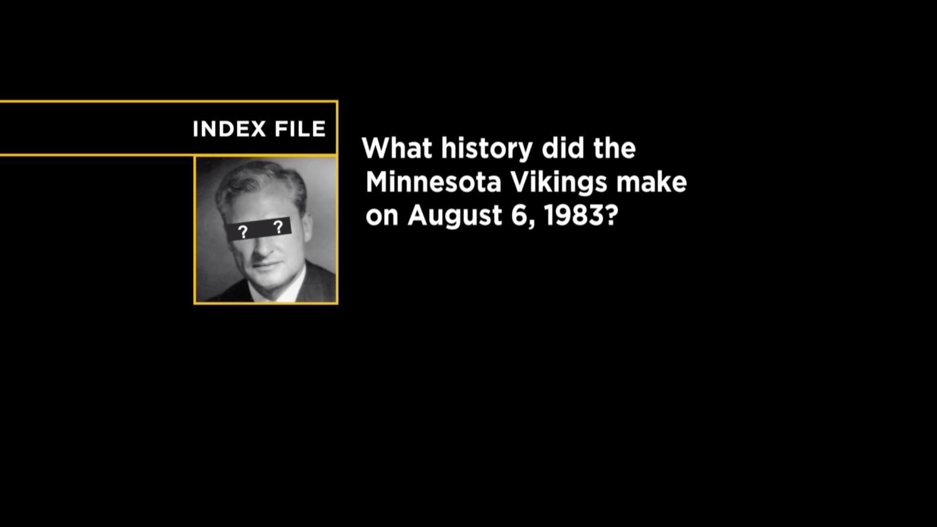 Almanac, Index File, 1983 Viking History, Season 2023, Episode 9