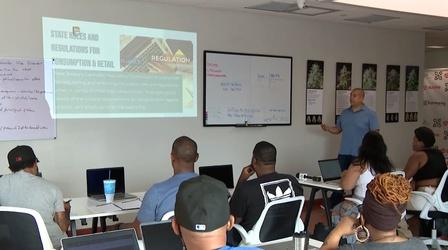 Video thumbnail: NJ Spotlight News Minority Cannabis Academy teaches skills for legal weed work