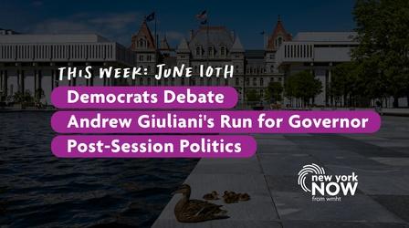Video thumbnail: New York NOW Democrats Debate, Andrew Giuliani's Run Governor