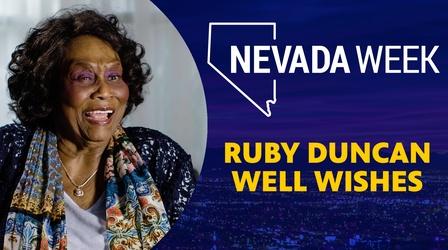 Video thumbnail: Nevada Week Ruby Duncan Well Wishes