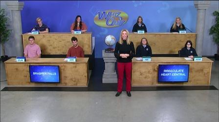 Video thumbnail: Whiz Quiz Championship: Brasher Falls vs. Immaculate Heart 2021