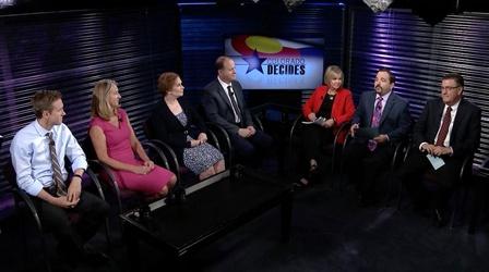 Video thumbnail: Colorado Decides 2018 Democratic Gubernatorial Primary Debate