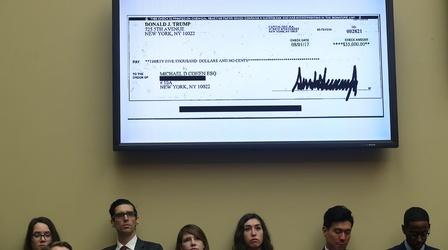 Video thumbnail: PBS NewsHour Cohen accuses Trump of inaccurate financial reporting