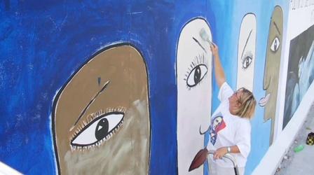 Video thumbnail: CPT12 Presents Tolerance: Mary Mackey and the East Side Gallery