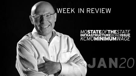 Video thumbnail: Kansas City Week in Review MO State of State, Infrastructure, Min Wage - Jan 20, 2017