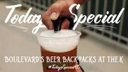 Boulevard's Beer Backpack at the K 