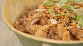 Video thumbnail: KCTS 9 Cooks Spicy Soba Noodles with Chicken in Peanut Sauce