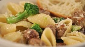 Video thumbnail: KCTS 9 Cooks Pasta with Broccoli & Italian Sausage in a Butter Sauce