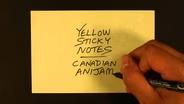 Yellow Sticky Notes | Canadian Anijam