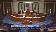 Senate Trial Unlikely to Start Before Trump Leaves Office