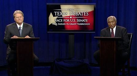 Video thumbnail: KERA Specials The Texas Debates: Race for U.S. Senate, Democrats
