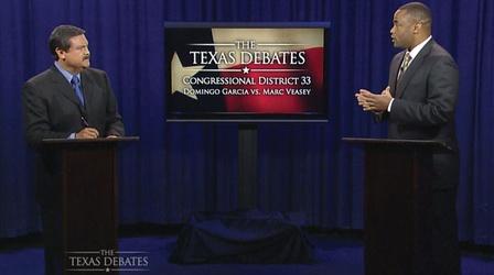 Video thumbnail: KERA Specials The Texas Debates: Congressional District 33