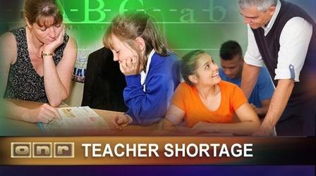 Video thumbnail: The Oklahoma News Report Teacher Shortage