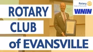 Rotary Club of Evansville's District Governor, Matt Millies