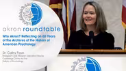 Akron Roundtable — Cathy Faye, Margaret Clark Morgan Executive Director