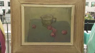 Appraisal: Earl Kerkam Oil Painting with Crayon, ca. 1950