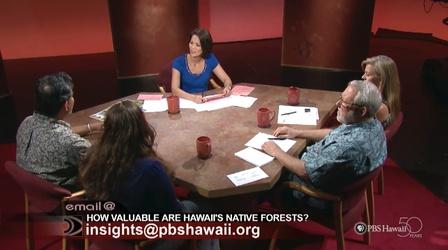 Video thumbnail: Insights on PBS Hawaiʻi How Valuable Are Our Native Forests?