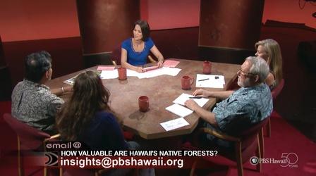 Video thumbnail: Insights on PBS Hawaiʻi How Valuable Are Our Native Forests?