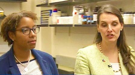 Video thumbnail: KLRN SciTech Now April 21, 2017 | Water-purifying nanomaterial