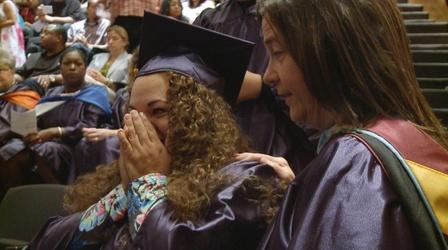 Video thumbnail: KLRU American Graduate At Graduation Goodwill Students Set Example for Others