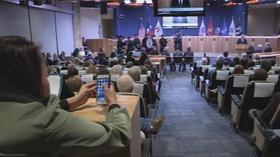 Video thumbnail: KLRU News Briefs City Leaders, Residents Look Back at First Year of 10-1