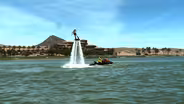 Flyboarding Over Lake Las Vegas with a Jet Ski Champ