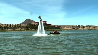 Flyboarding Over Lake Las Vegas