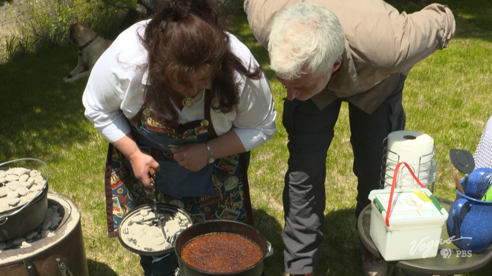 John creates some decadent desserts with the Dutch Diva.