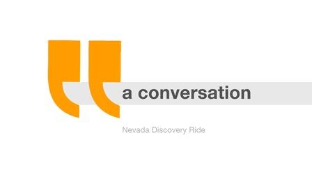 Video thumbnail: A Conversation... Nevada Discovery Museum
