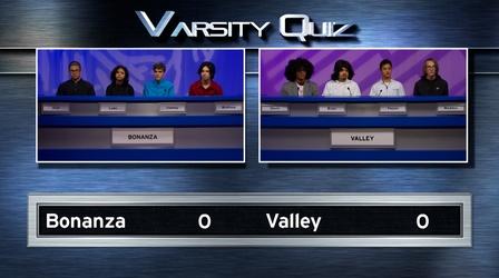 Video thumbnail: Varsity Quiz from Vegas PBS Bonanza vs. Valley