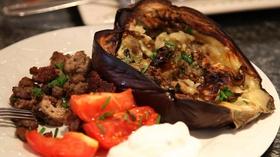 Video thumbnail: Arts and Life Cook It At Home: Mirna Attar's Open-Faced Roasted Eggplant