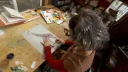 Mixed media painter, Jill Mayberg